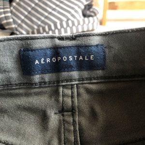 Aeropostale army green skinny jeans